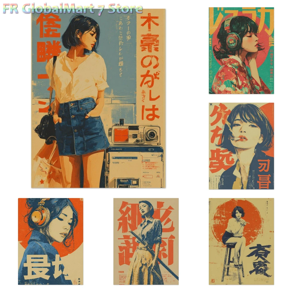 Diamond Painting Vintage Japan - Resin Art Wallpaper recension och pris