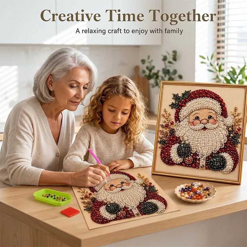 Christmas Pearl Diamond Painti - Resin Art Work recension och pris