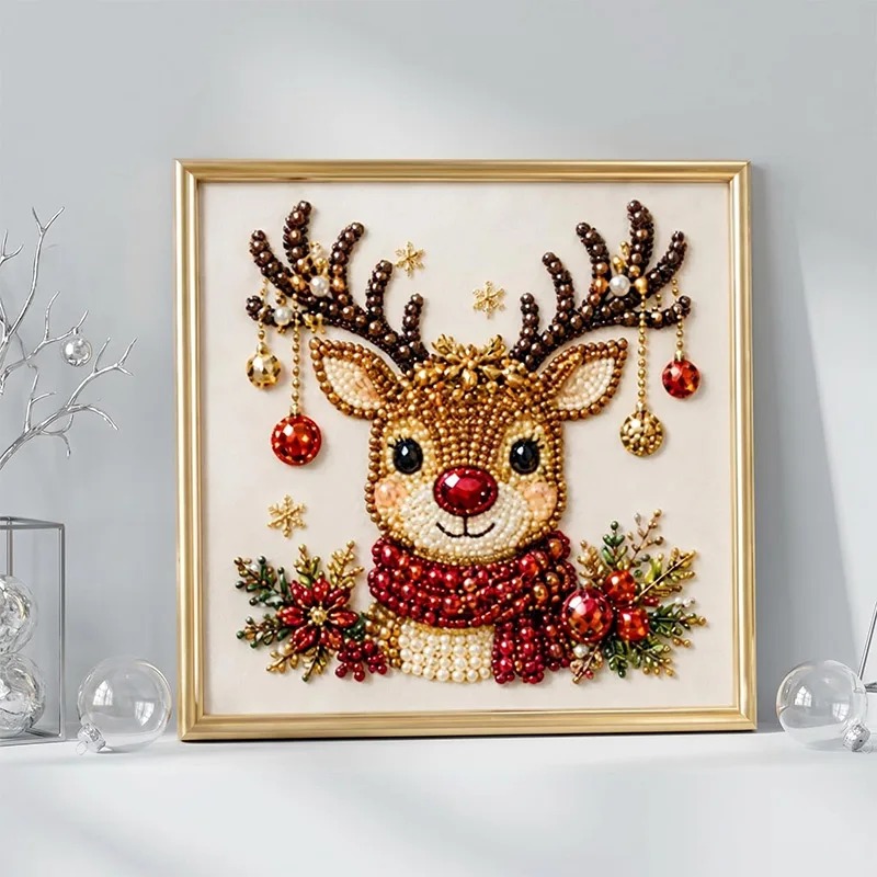Christmas Pearl Diamond Painti - Resin Art Work recension och pris