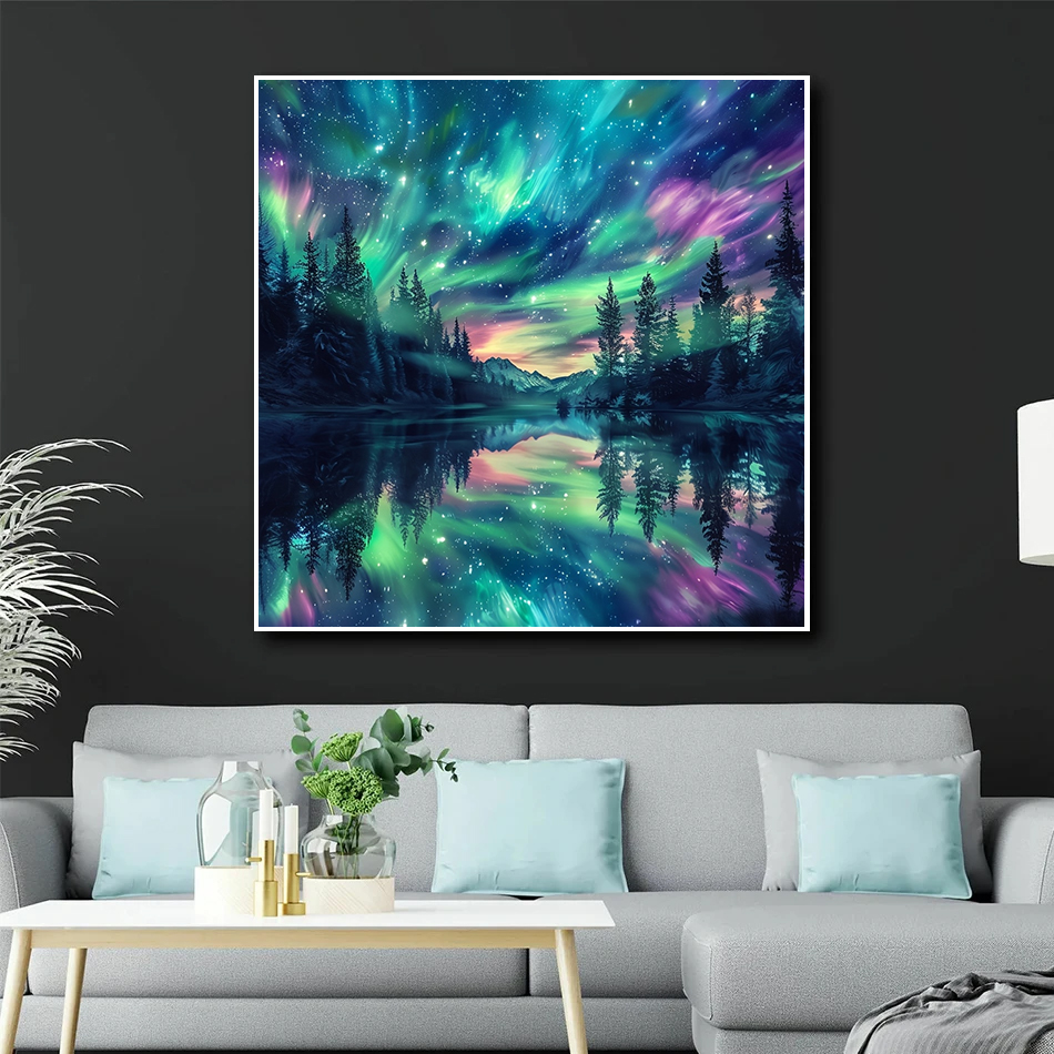 Frameless, DIY Diamond Paintin - Resin Art Wallpaper recension och pris