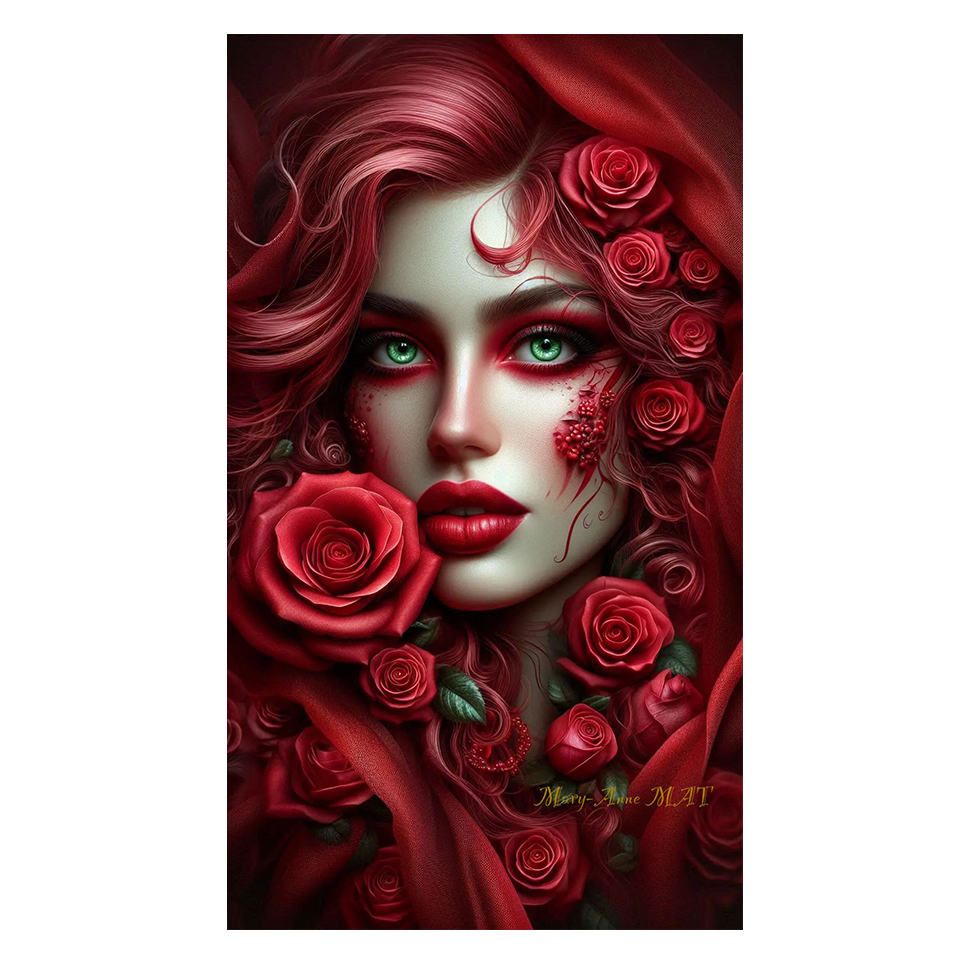 diy diamond painting Mysteriou - Resin Art Rose recension och pris