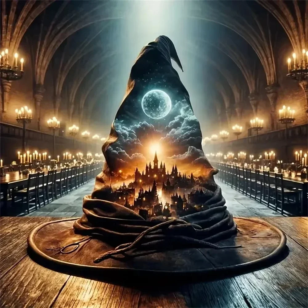 DIY Dark Fantasy Wizard Hat Wi - Resin Art Wallpaper recension och pris